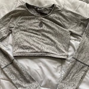 gymshark fluer workout crop top